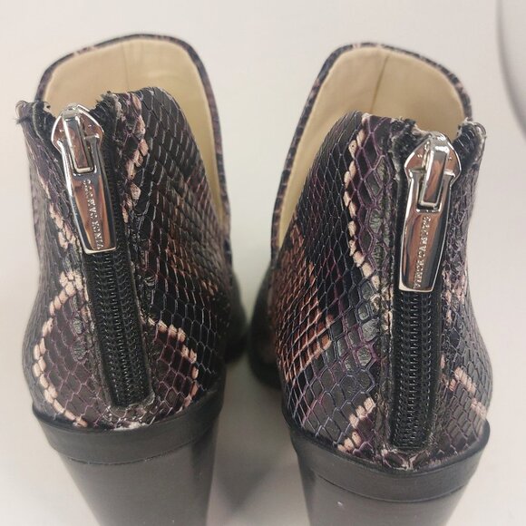 Vince Camuto Gigietta Style Snakeskin Leather Ankle Booties Size 6M - Picture 4 of 9